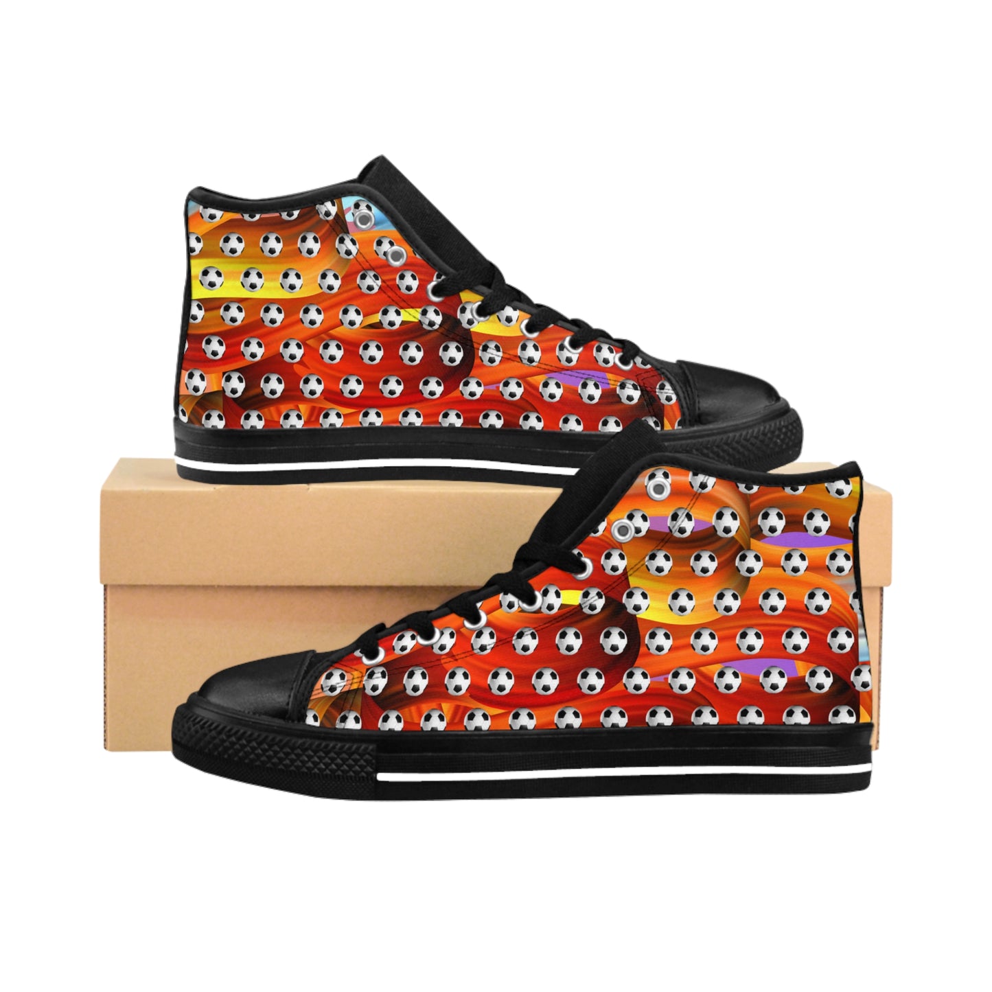 Soccer Ball & Color - High Sneaker