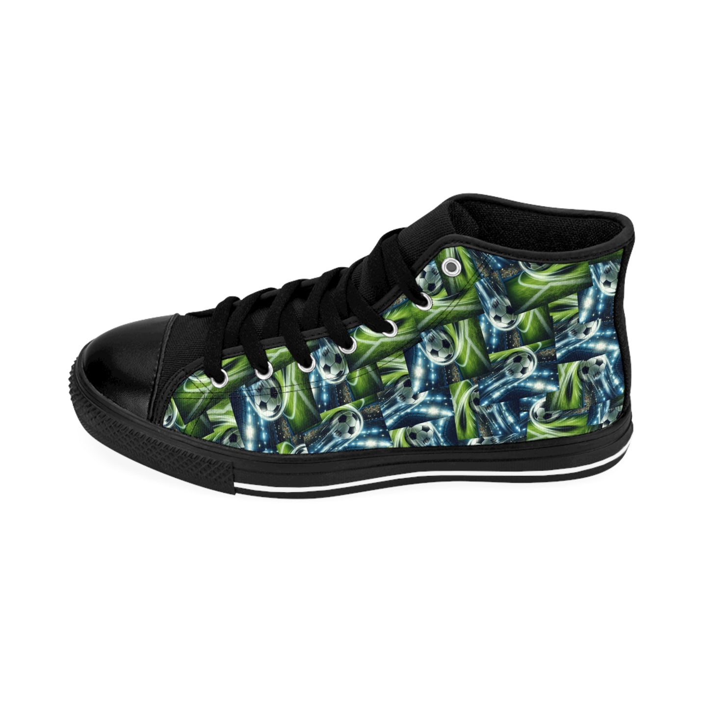 Soccer Pattern - High Sneaker