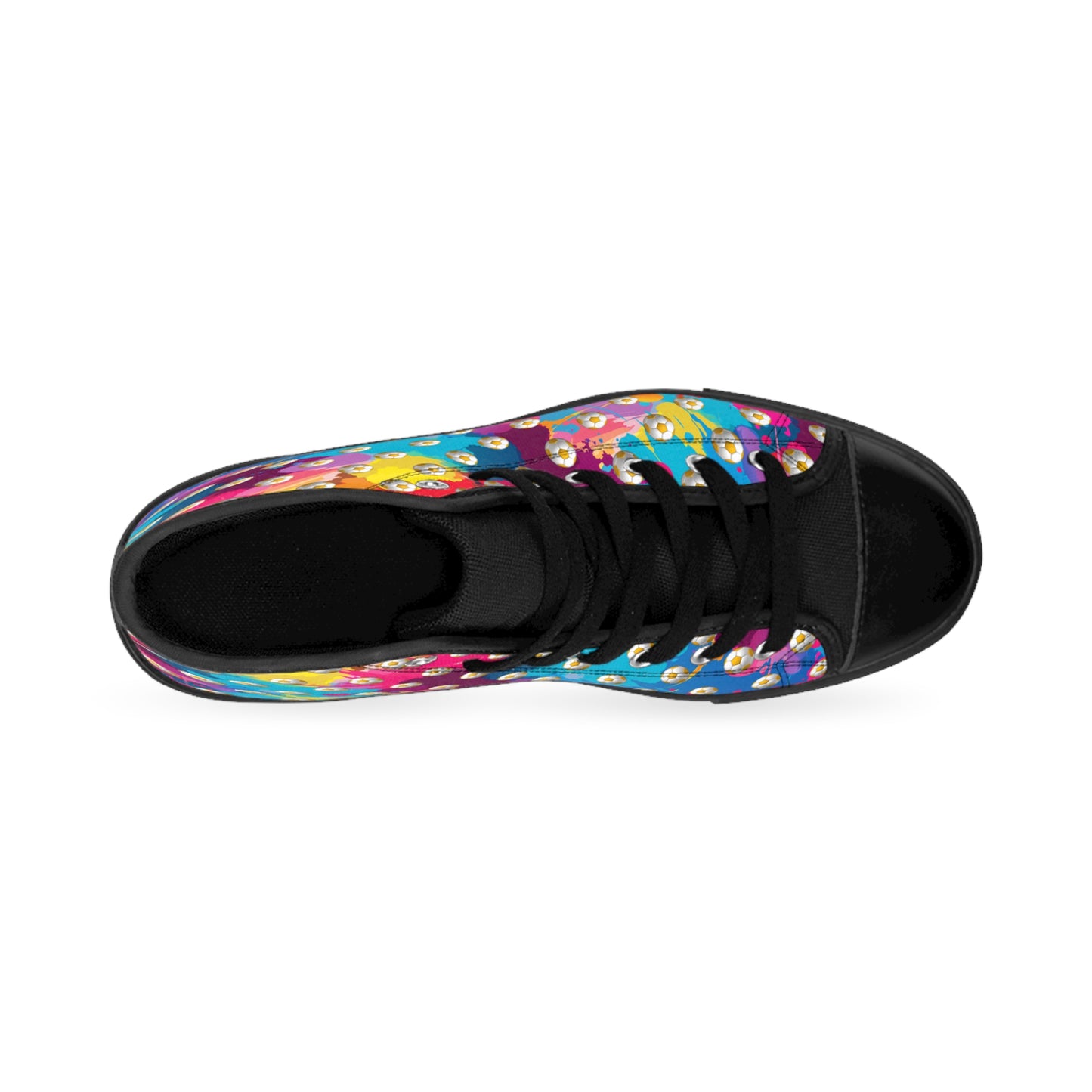 Soccer Ball Blue - High Sneakers