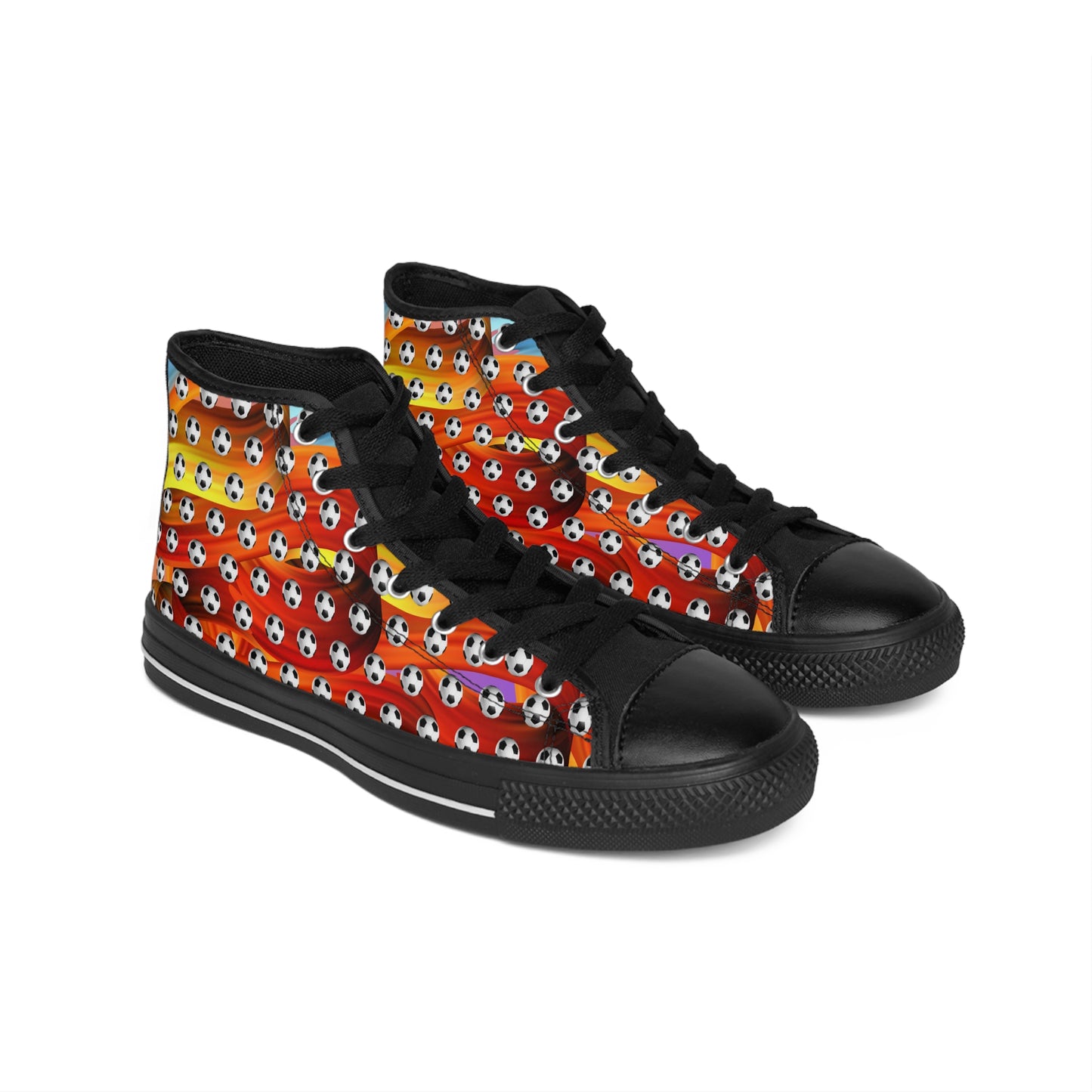 Soccer Ball & Color - High Sneaker