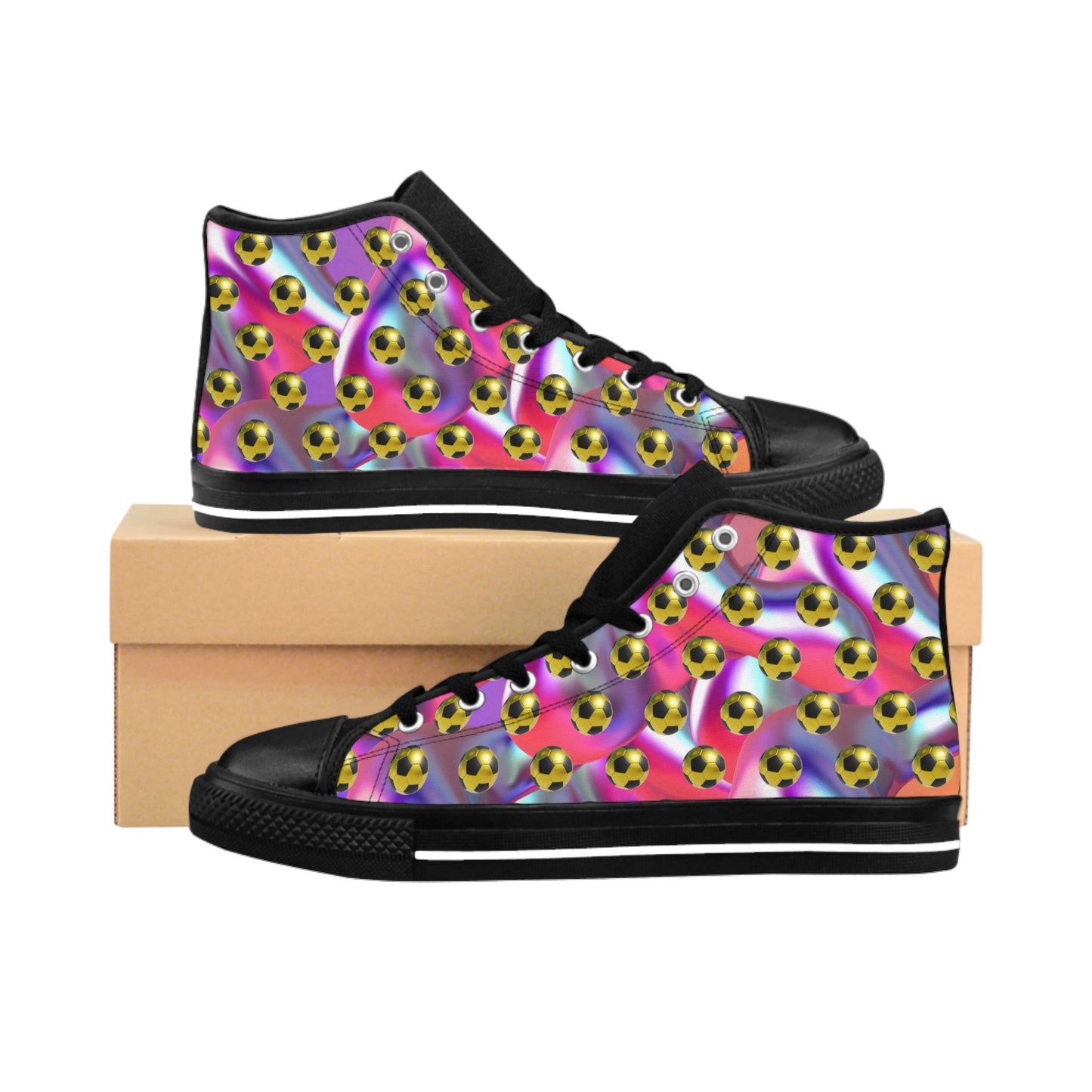Soccer Ball Silver - High Sneaker