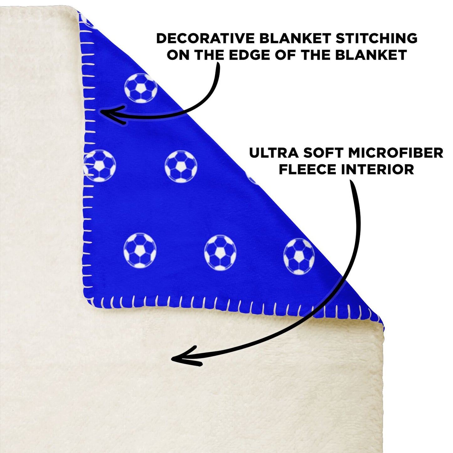 Soccer My Favourite Sport - Square Blanket