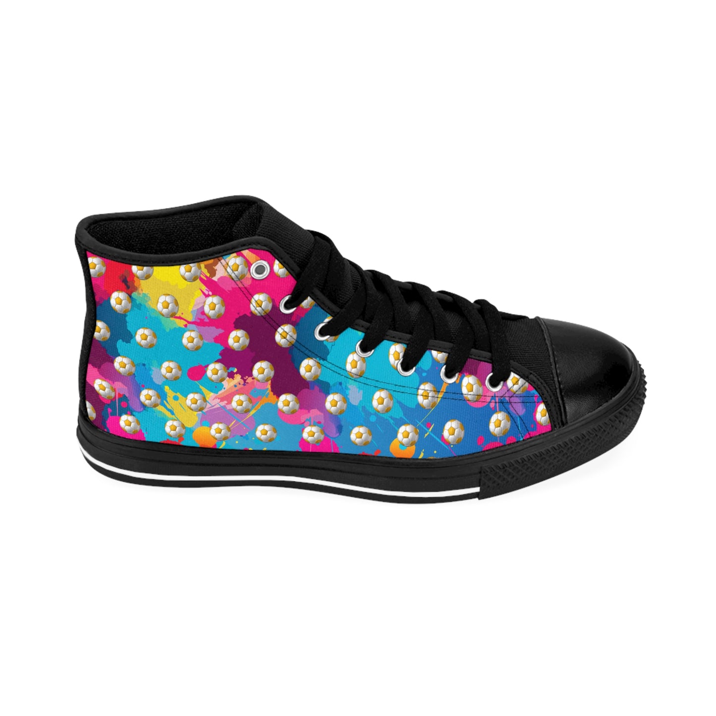 Soccer Ball Blue - High Sneakers