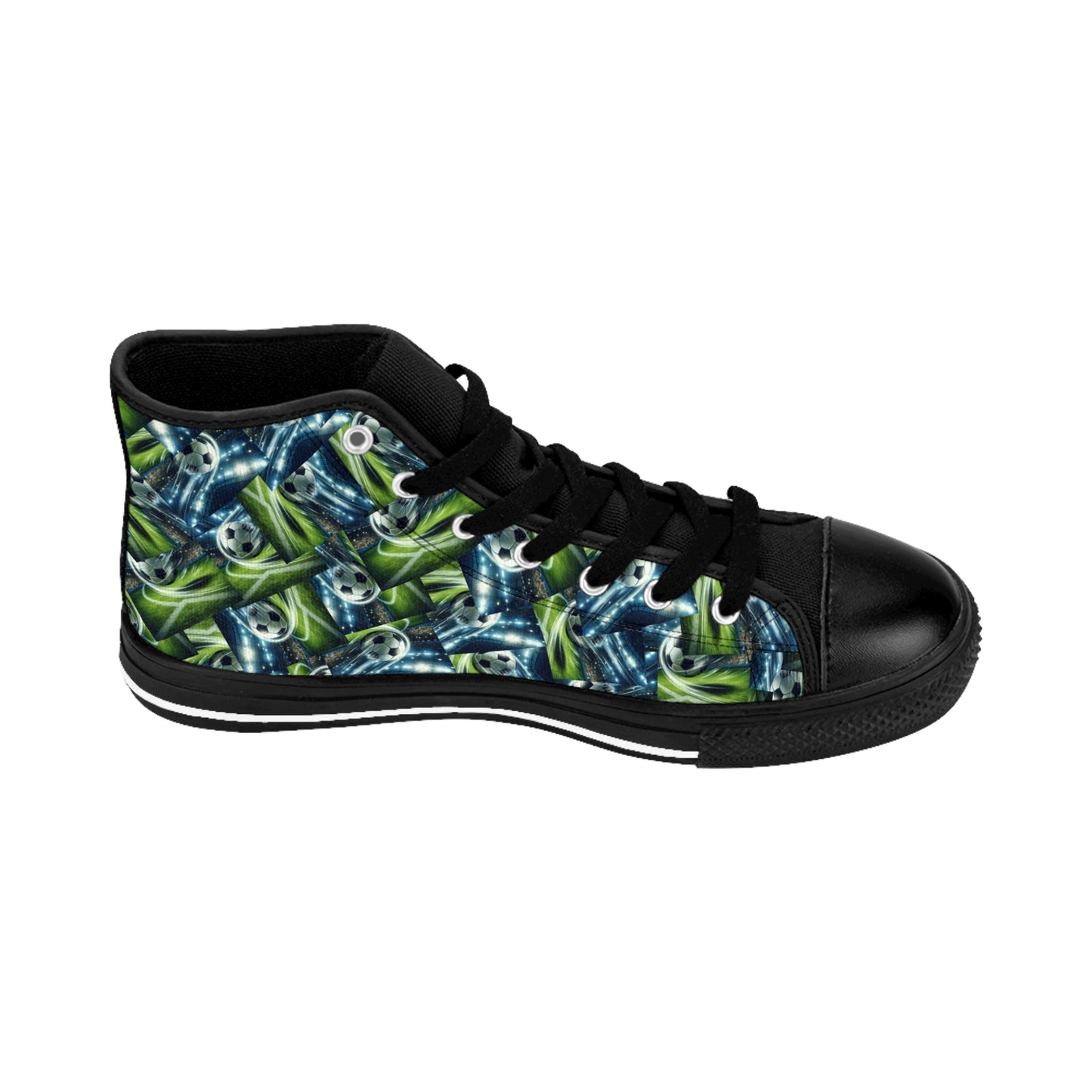 Soccer Pattern - High Sneaker