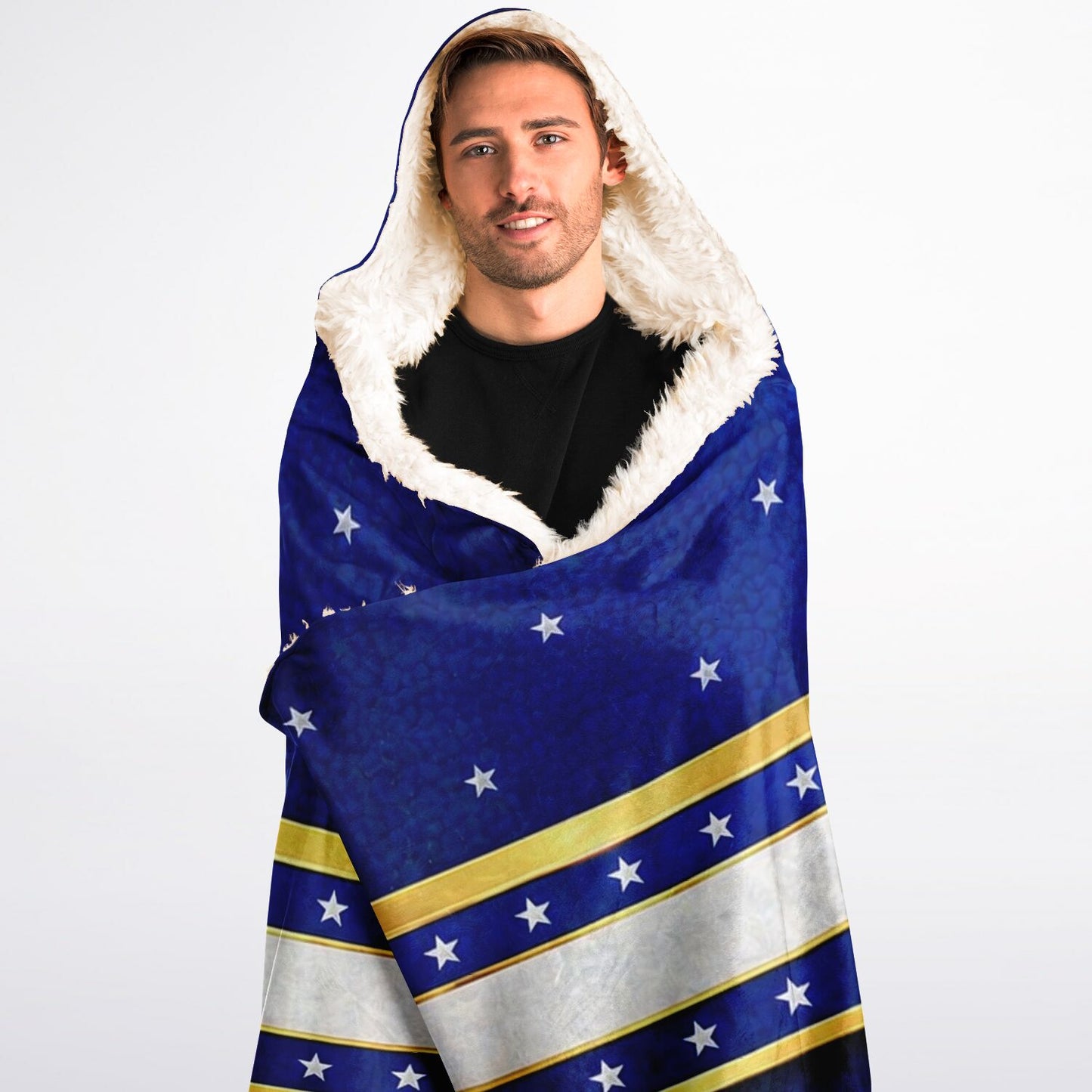 Soccer Champion Blue - Hooded Blanket