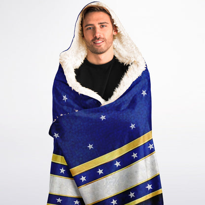 Soccer Champion Blue - Hooded Blanket