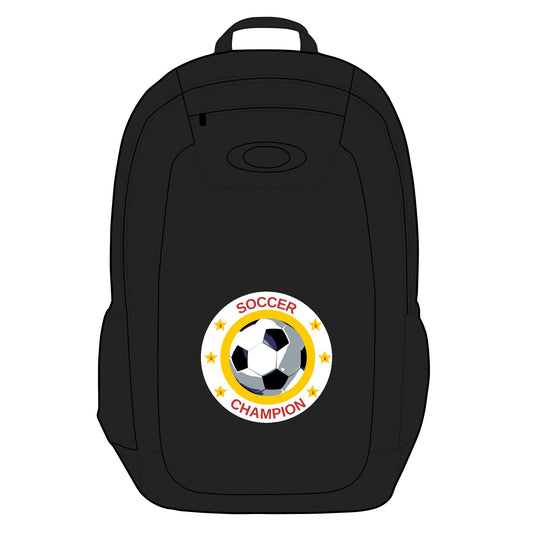 Soccer Champion Embroidery Design - Backpack