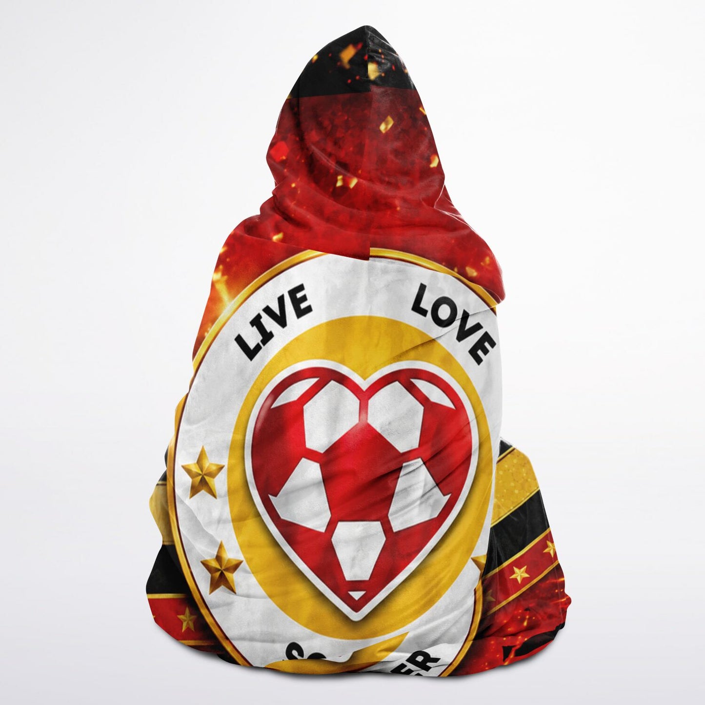 Live Love Soccer - Hooded Blanket