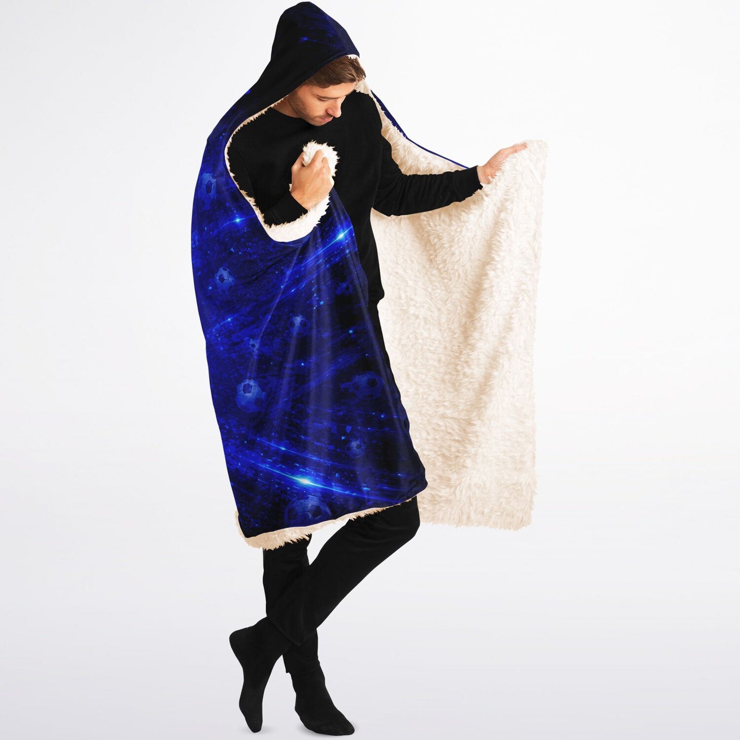 Soccer My Favourite Sport - Hooded Blanket