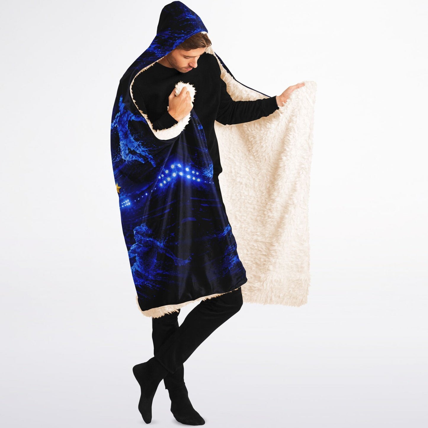 Kick Hard & Play Smart - Hooded Blanket