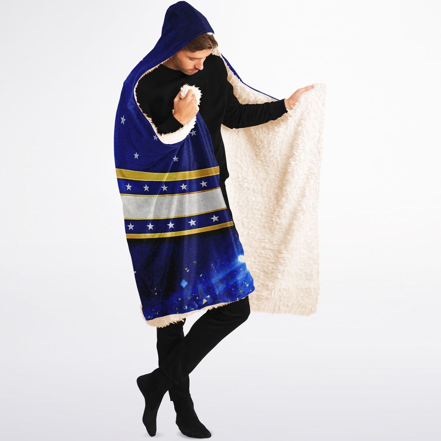 Soccer Champion Blue - Hooded Blanket