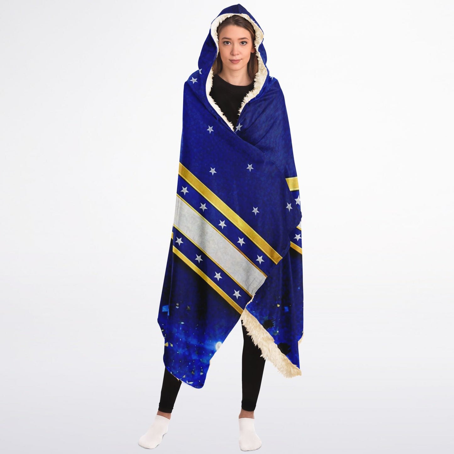 Soccer Champion Blue - Hooded Blanket
