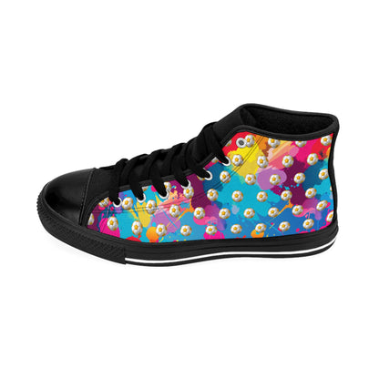 Soccer Ball Blue - High Sneakers