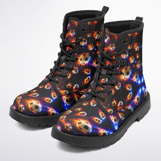 Fire Soccer Balls - Shoe