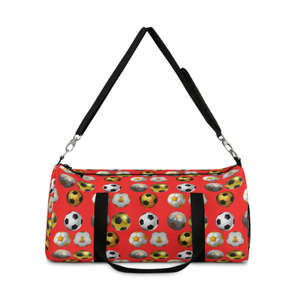 Duffel Bag - Soccer Balls - Red