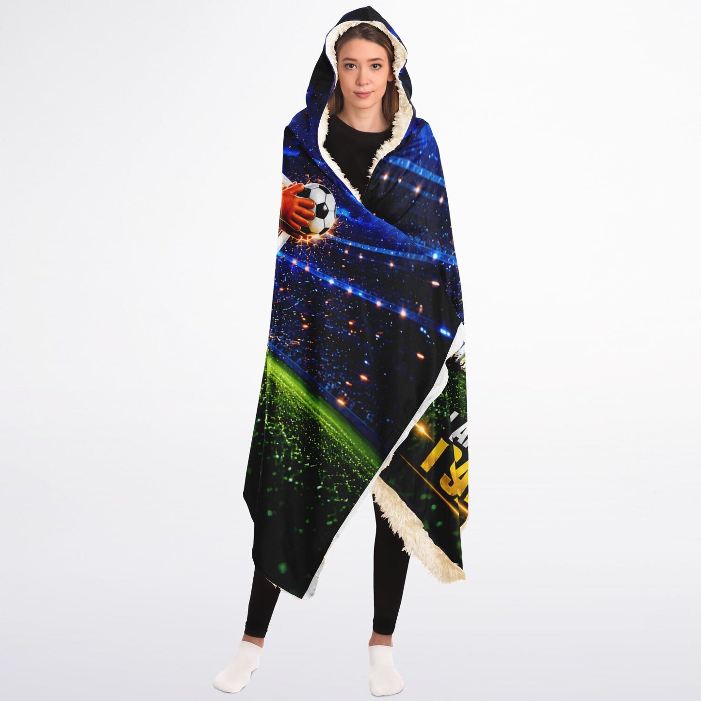 Goalkeeper and Save Goals - Hooded Blanket
