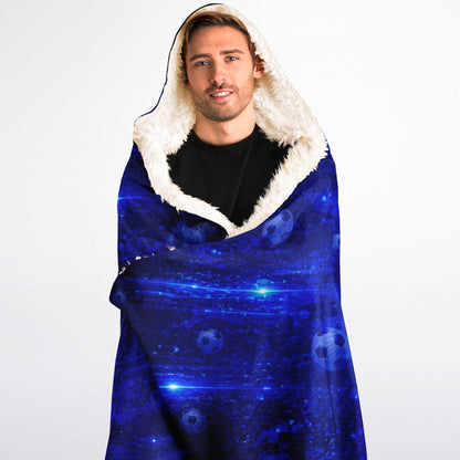 Soccer My Favourite Sport - Hooded Blanket