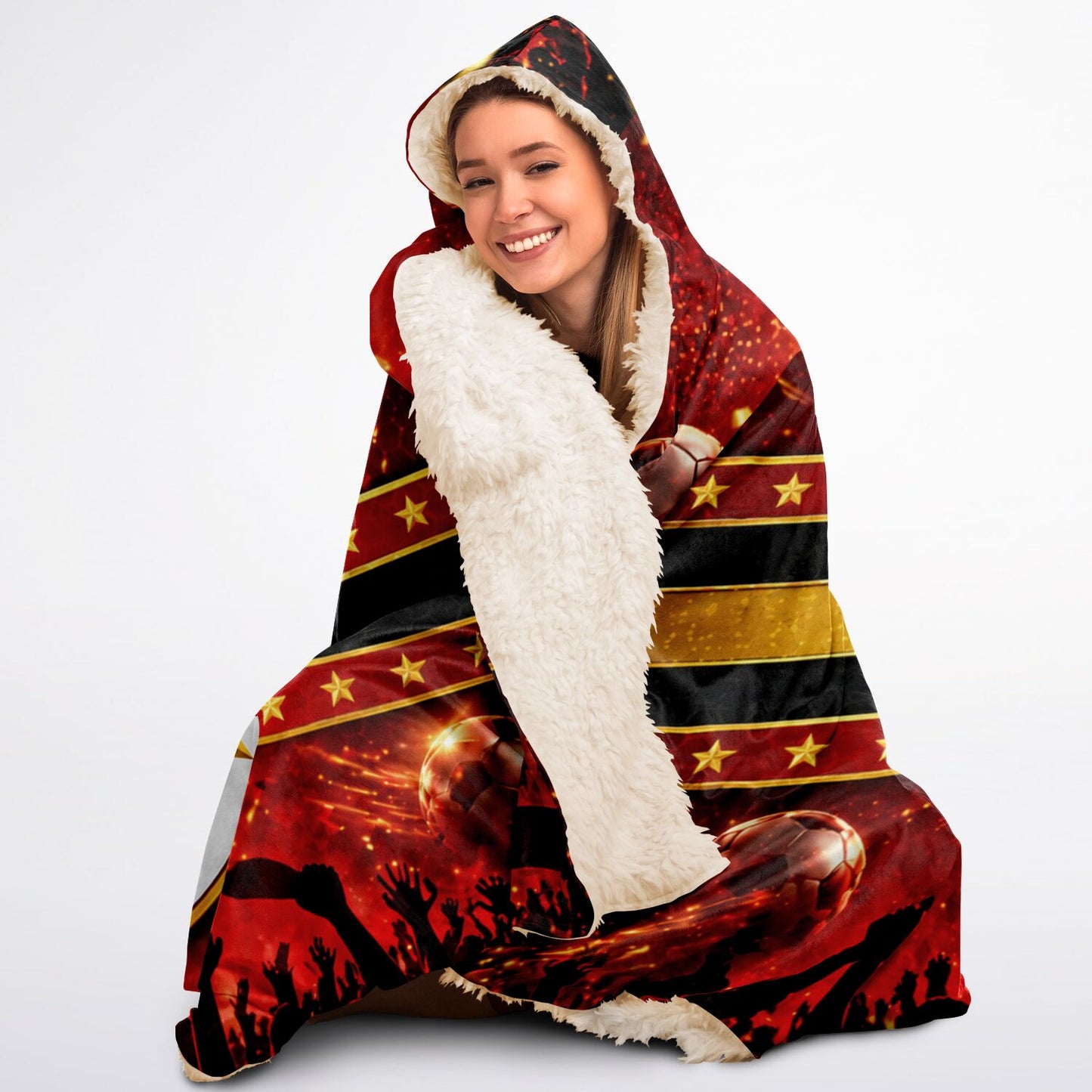 Live Love Soccer - Hooded Blanket