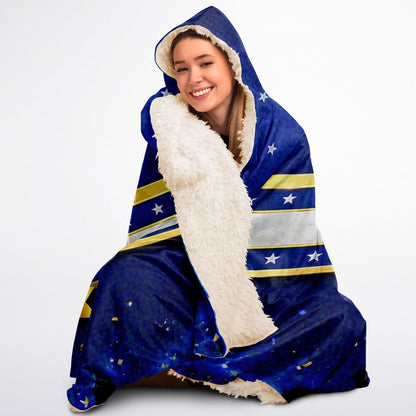 Soccer Champion Blue - Hooded Blanket