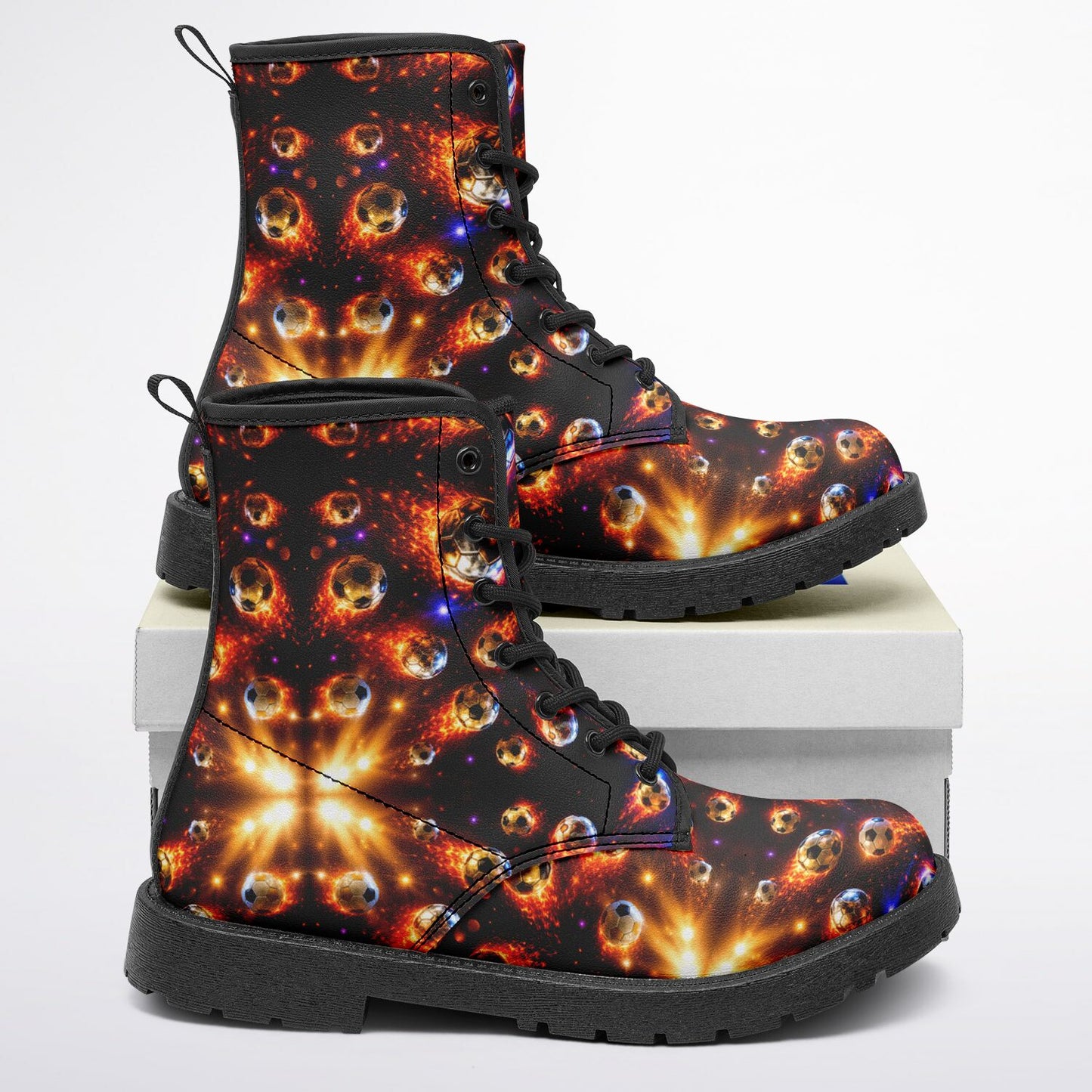 Fire Soccer Balls - Shoe