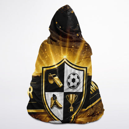 Soccer Champion Golden - Hooded Blanket