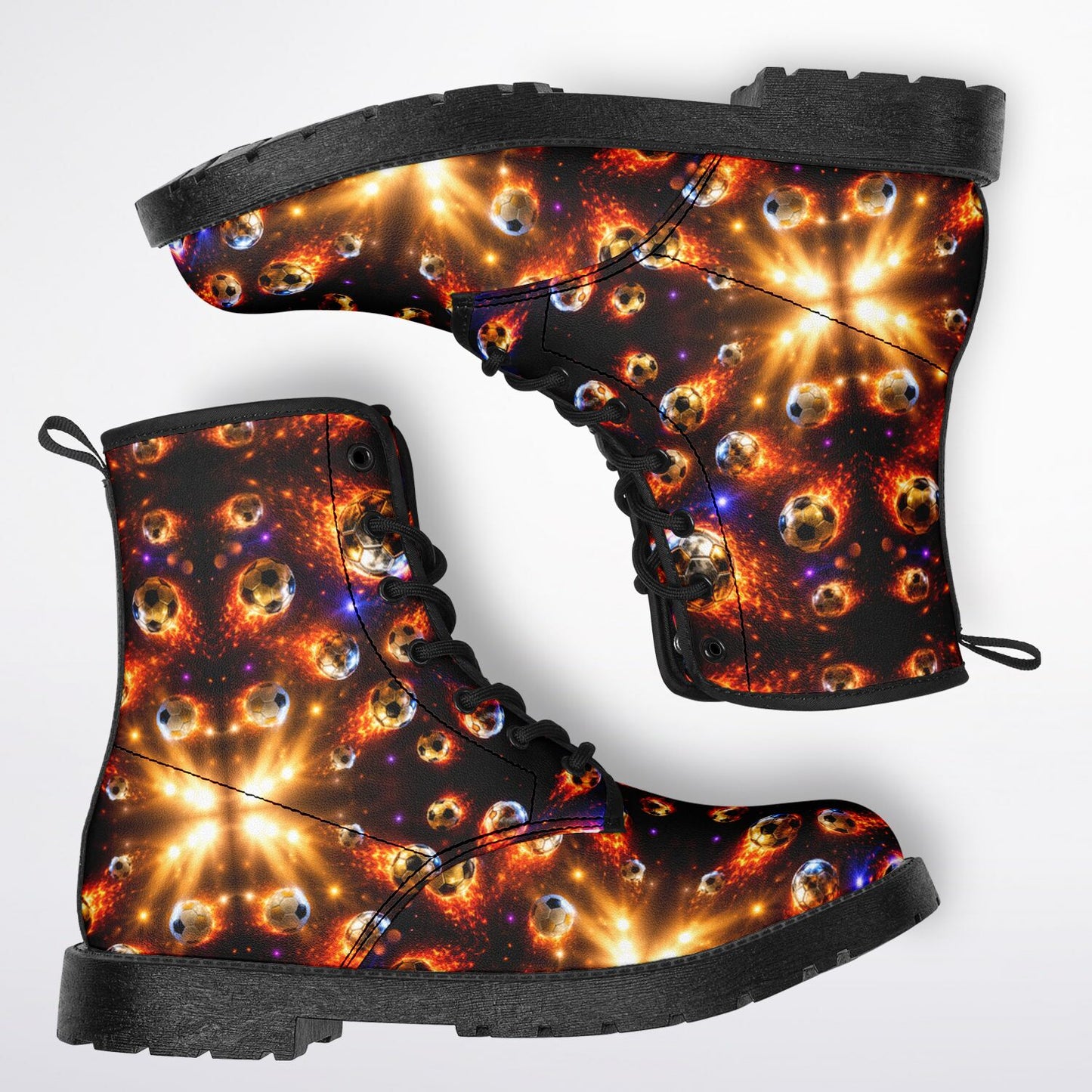 Fire Soccer Balls - Shoe