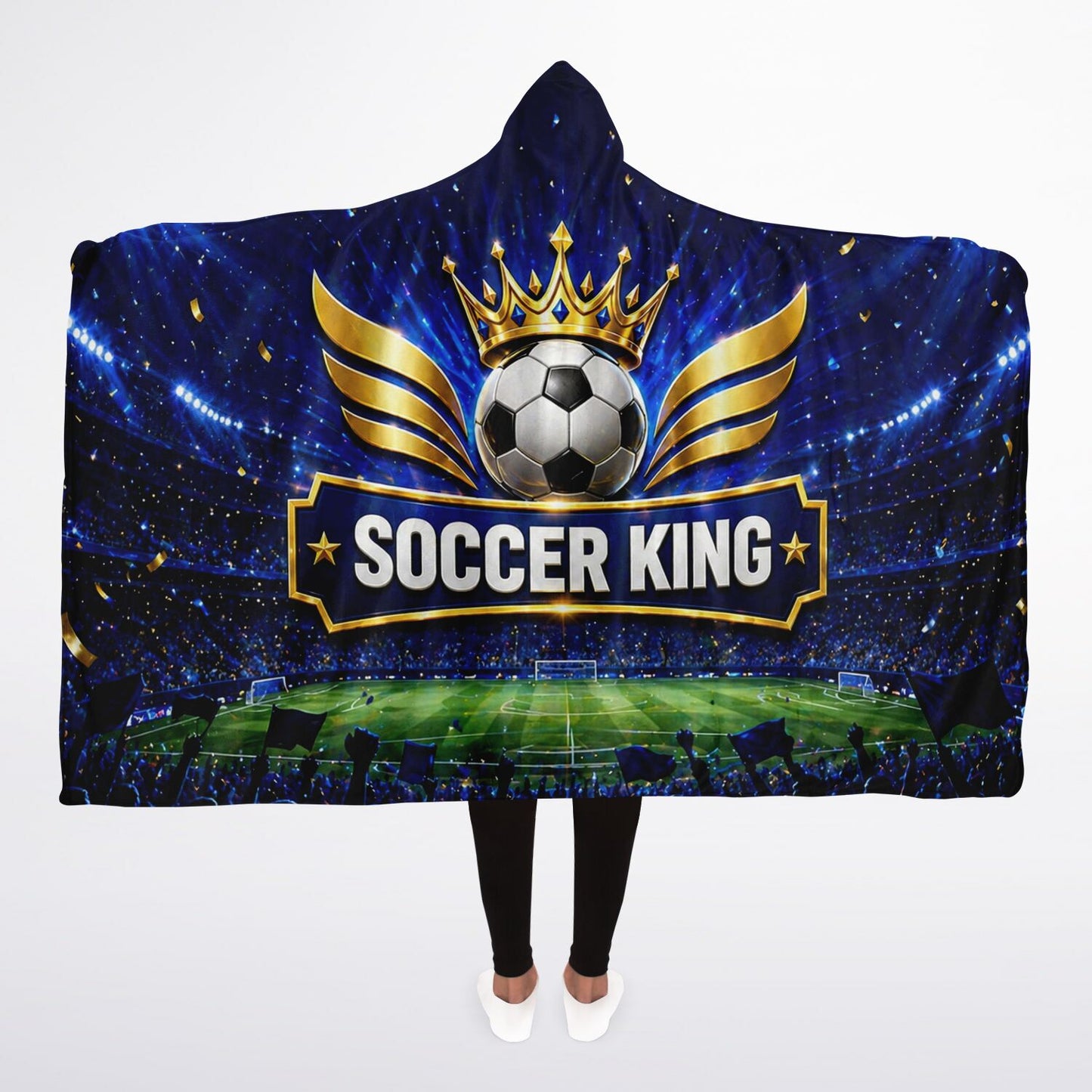 Soccer King - Hooded Blanket