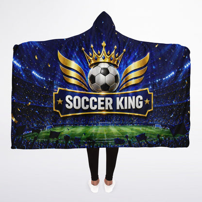 Soccer King - Hooded Blanket