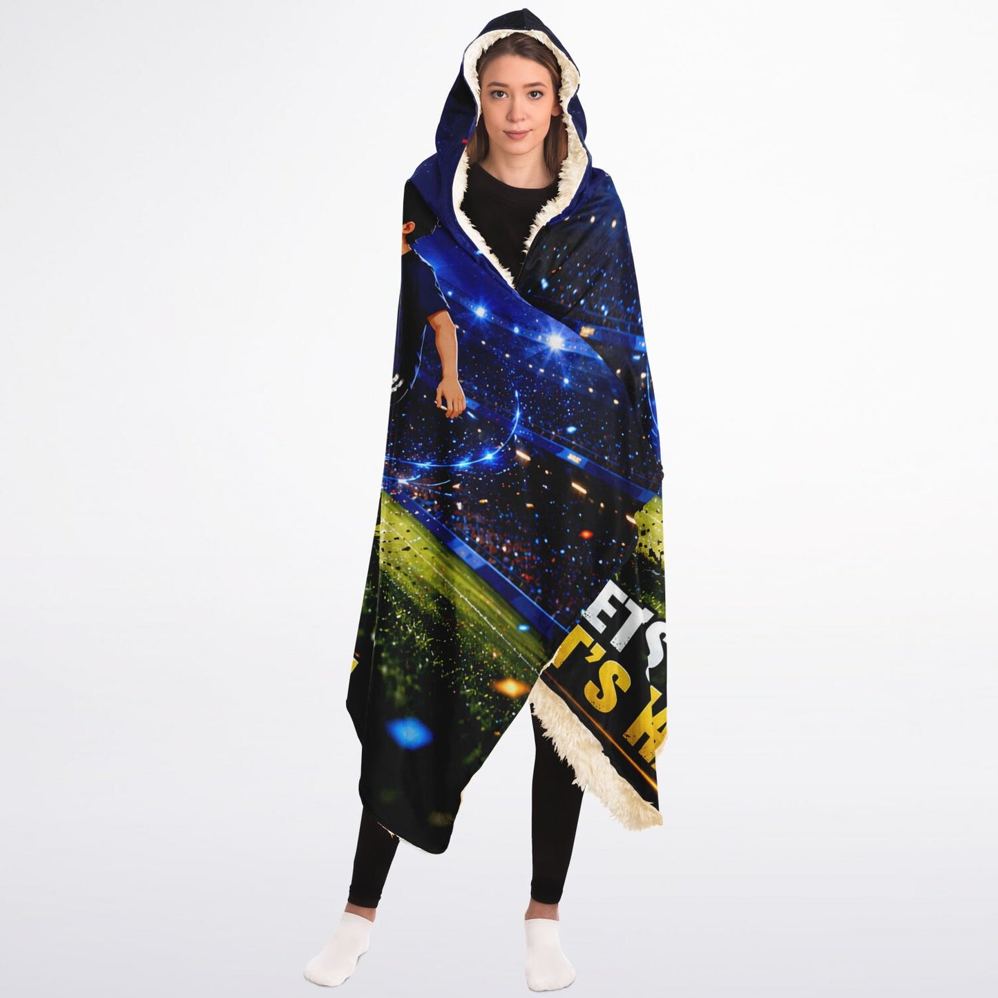 Play Soccer and Have Fun - Hooded Blanket